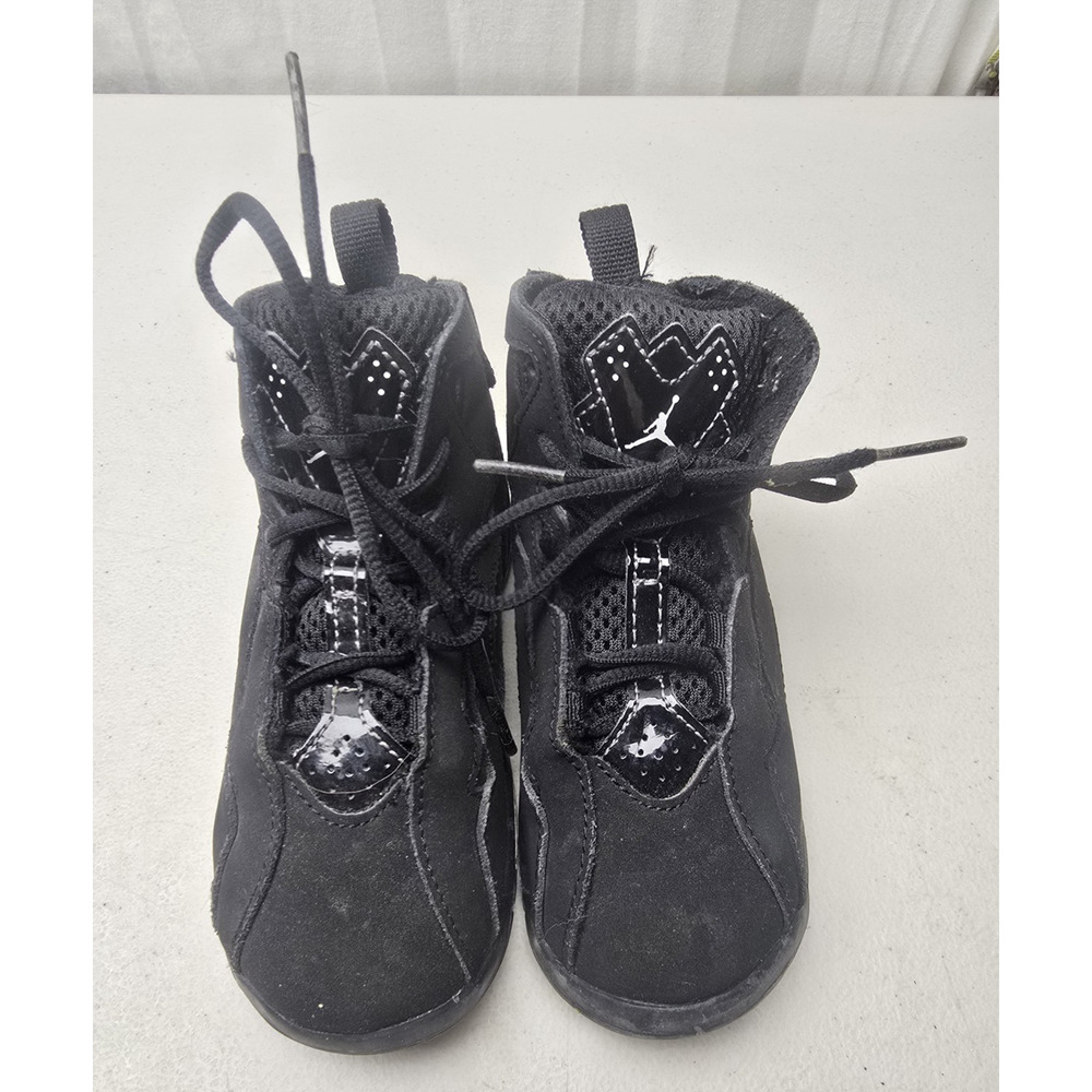 Nike Air Jordan True Flight Sneakers Black 343797-010 Childs Size 10C